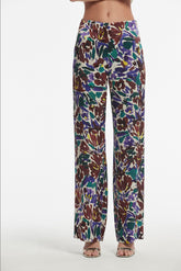 FLORAL PRINTED VISCOSE VALTOR TROUSERS
